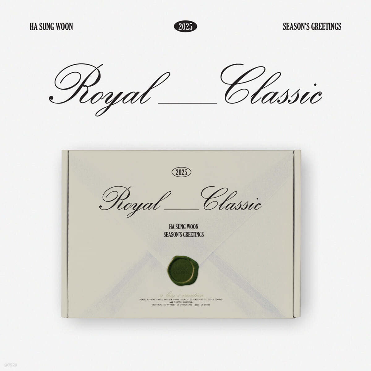

Ha Sung Woon 2025 Season Greetings [Royal Classic]