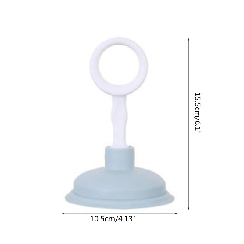 Powerful Suction Cup Small Plunger Portable Unclogger Tool Bathroom Drain Cleaners Remover for Sinks, Bathtubs, Showers