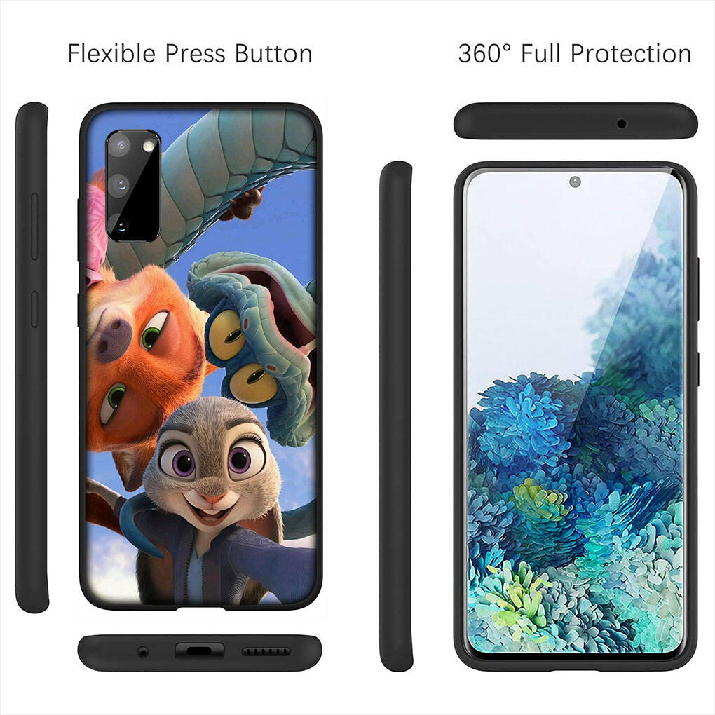 Für Samsung Galaxy S25 S24 S23 iPhone 17 16 15 Xiaomi Redmi Note 14 13 12 11 Plus Pro Max A57 Hülle Judy Zootopia 2 Nick Garys Anime OPPO Huawei Cover