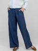 WOMEN' LINEN WIDE LEG TROUSERS
