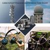 Amateur Radio Key Morse Code Practice Machine Radio HAM Transmitting Telegraph Double Paddle Morse Code Key Aluminum Body 3 Neodymium Magnet Base for