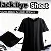 Color Restorer Laundry Sheets 15 Pieces Black Clothing Dye for Fabric Care Garment Restoration Washing Faded Clothes Jeans Socks