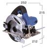 HiKOKI Electric Circular Saw with Brake Blue Wattage 800 W FC5MA