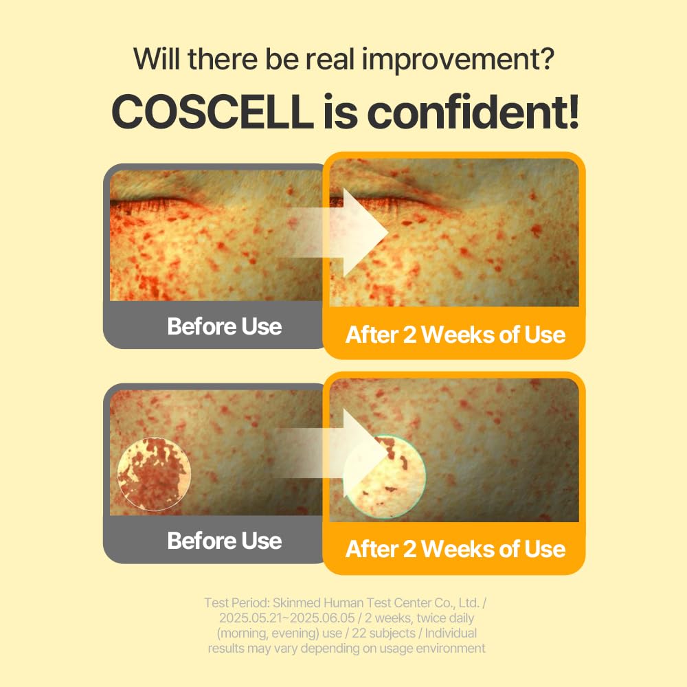 COSCELL Vita C Capsule Cream Reduces Improves Skin Contains and Korean Cosmetics 50ml, Moisturizes, Dullness, Tone, Vitamins, Glutathione,