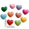 10pcs Colorful Heart-Shaped magnetic-Vibrant Pink, Green, Blue, Yellow & Purple - Ideal for Photos, Bulletin Boards,Office Decor