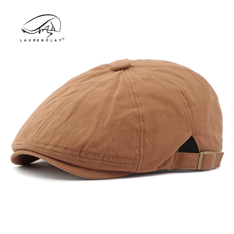 Vintage Octagonal Newsboy Cap for Men Women Retro Plain Solid Color Baker Boy Beret British Cabbie Flat Ivy Cap Adjustable