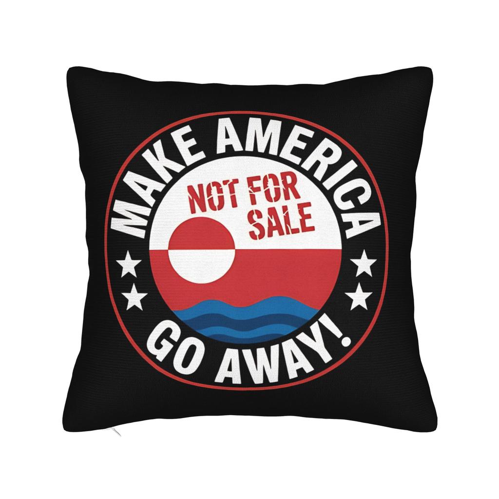 MAGA Greenland Bear Square Pillow Cases Cushion Covers Creative Zipper Decor Throw Pillow Case Cover for Car 40x40cm