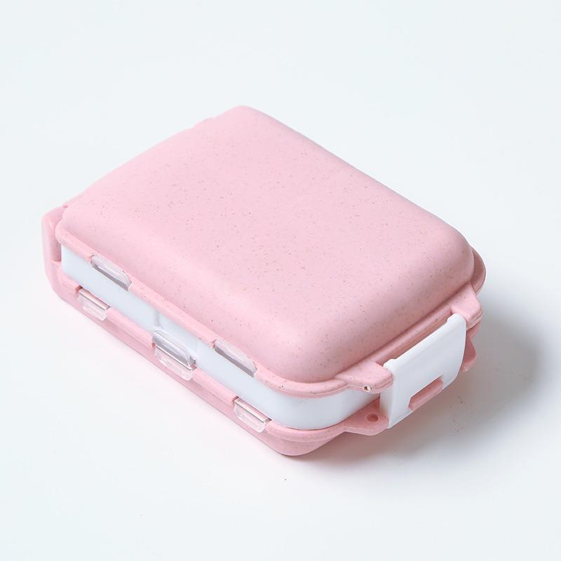 New Portable Weekly Pill Organizer 8 Grids Medicine Pill Box Small Travel Vitamin Cases Container Storage Tablet Fish Oils Tools