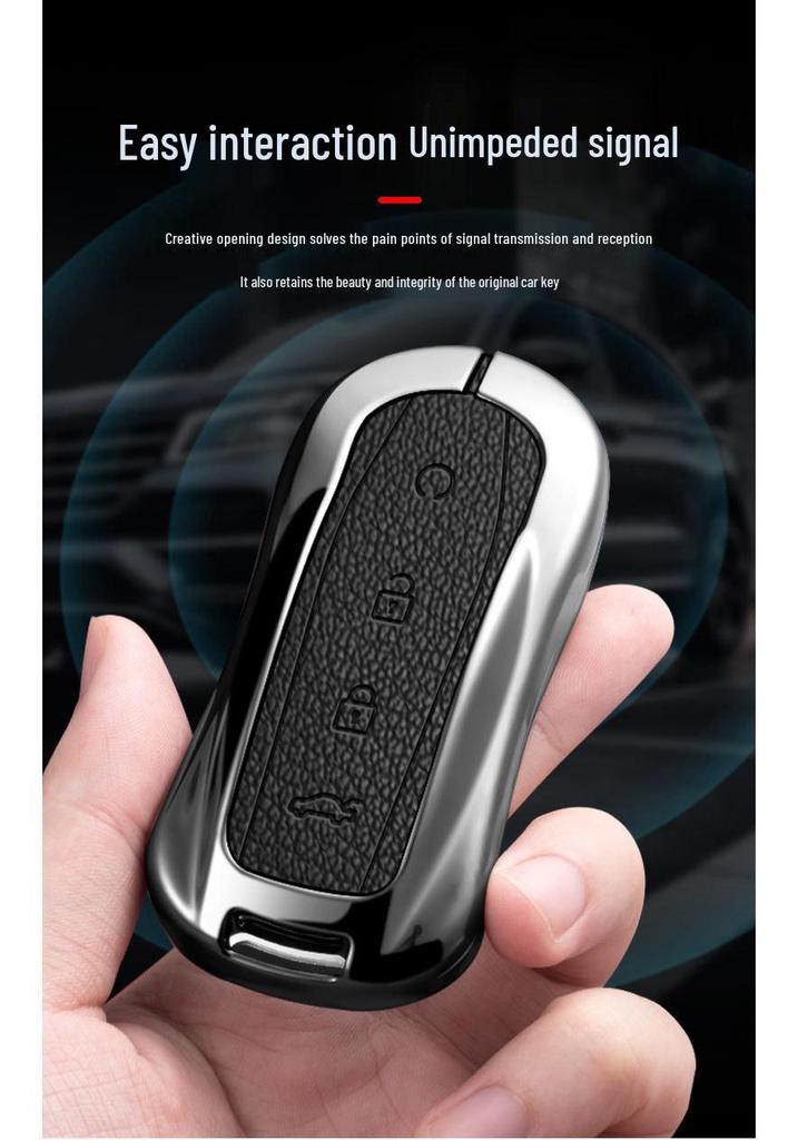 Y6 High-end Remote Key Case for Long-distance Drives | H8 & H9 New Energy Models | Creative Metal Design for Men & Women