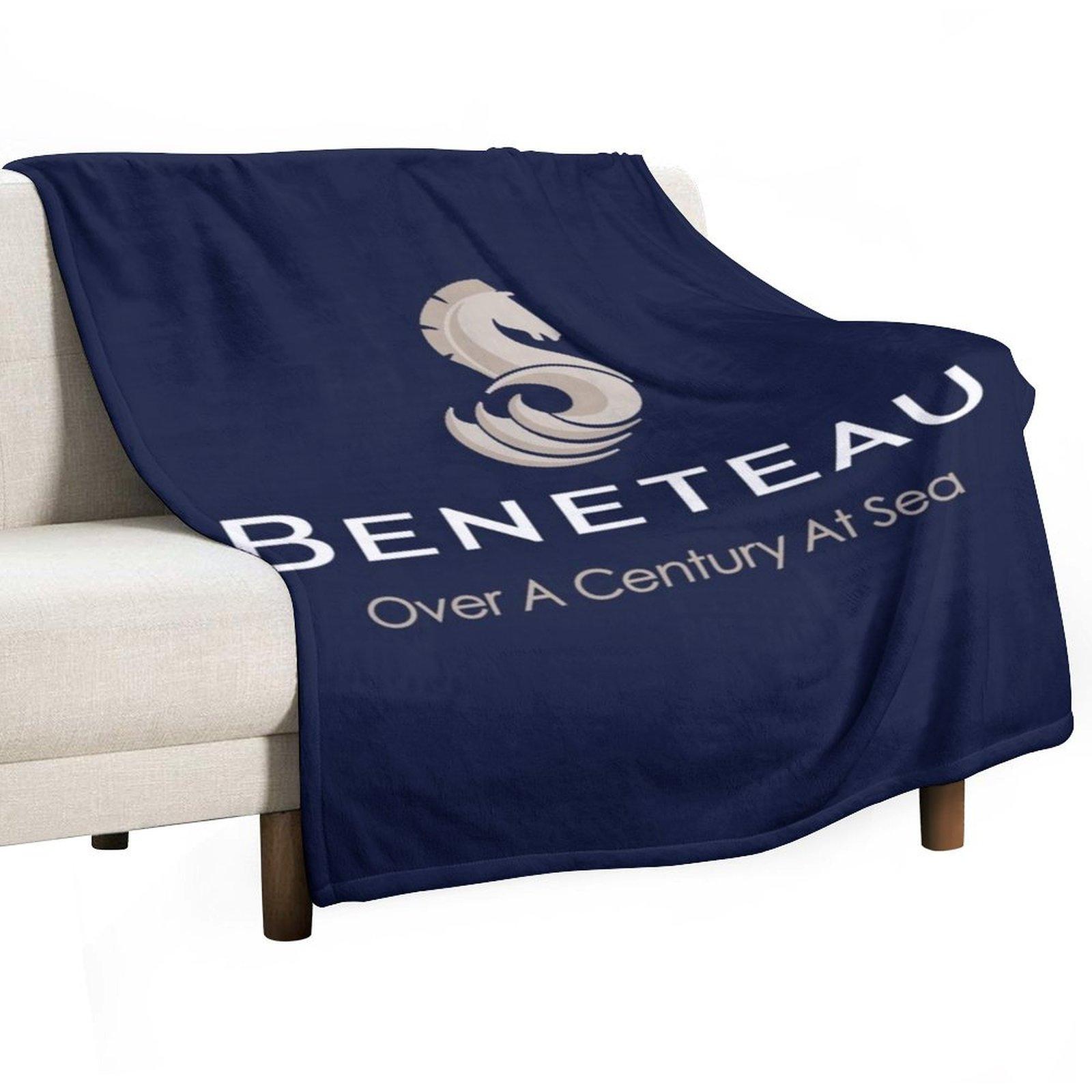 Beneteau Sailboat Sailing yacht Throw Blanket Luxury bed plaid Giant Sofa for winter Blankets 30x40in