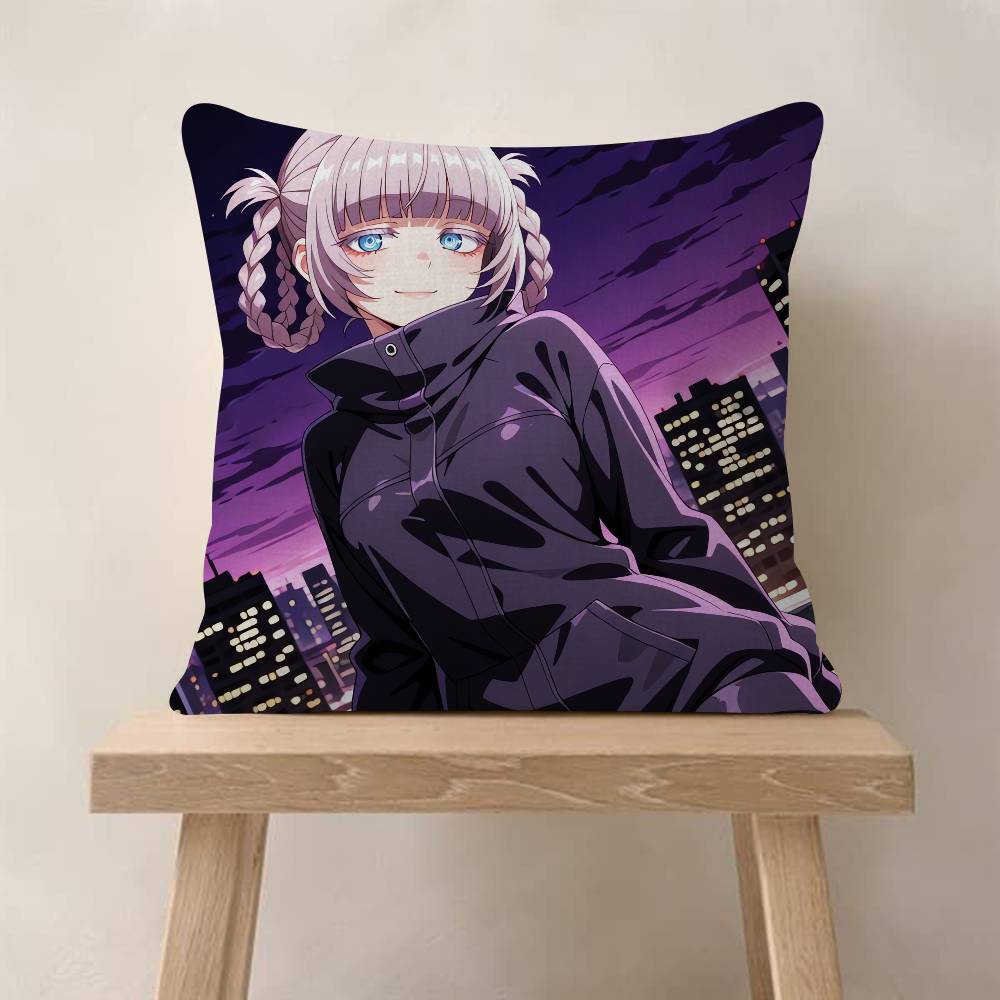 C-Call Of Night N-Nazuna Nanakusa Pillow Cushion Cover Pillowcase Living Room Sofa Home Decor Customized