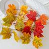 Artificial Plant Flowers Silk Maple Leaf Halloween Christmas Decor Wreath Home Room Scrapbook Decoration Garden Wedding Ornament