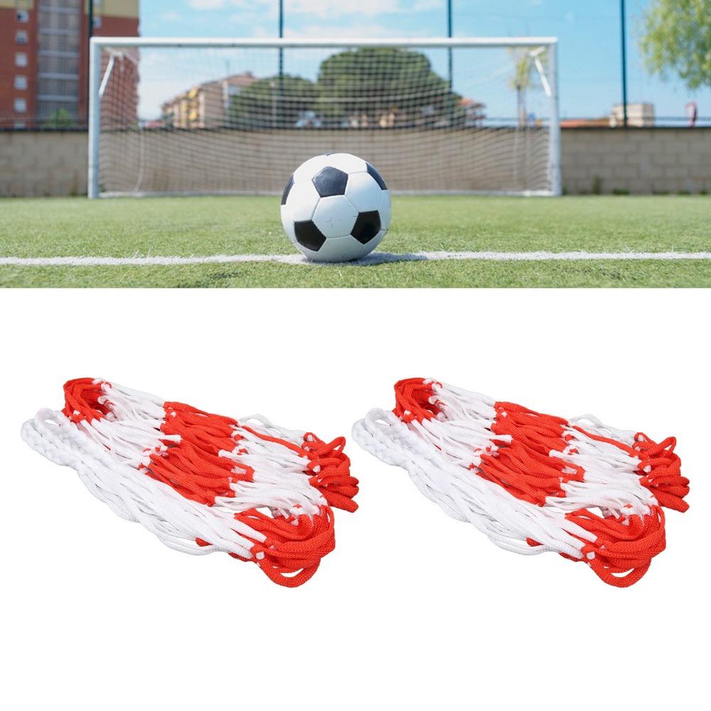 2pcs Mesh Weave Structure Ball Storage Net Nylon Material Basketball Carry Net Team Sports Training