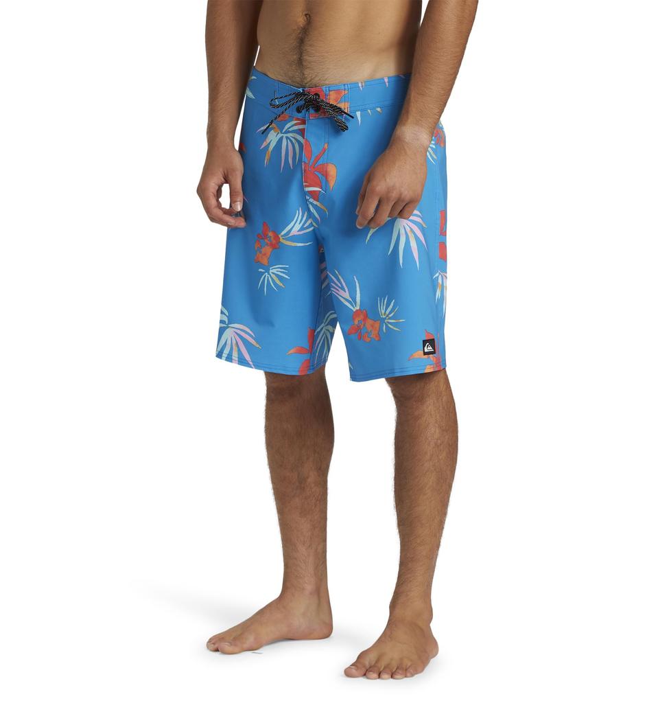 Quiksilver Men's Graphic Print 4-Way Stretch Water-Repellent Board Shorts (AQYBS03646 BNH6)