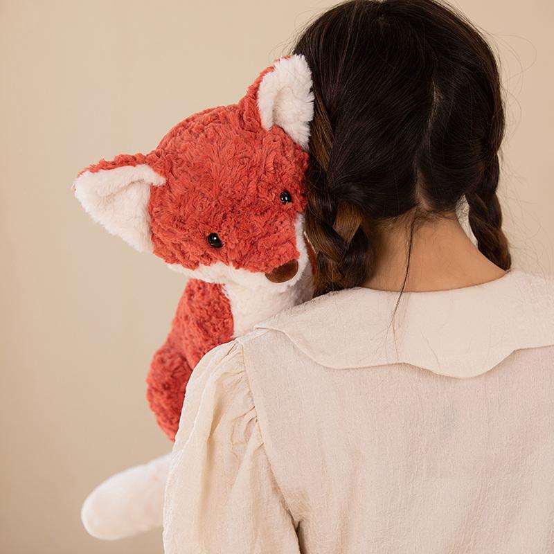 28/40cm Soft Foxes Plush Toys Stuffed Cuddly Cartoon Animals Fox Dolls Babys Appease Pillow for Girls Birthday Gift Decor
