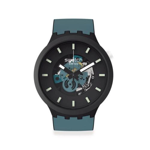 

Часы Swatch Night Trip Big Bold SB03B107 Черные