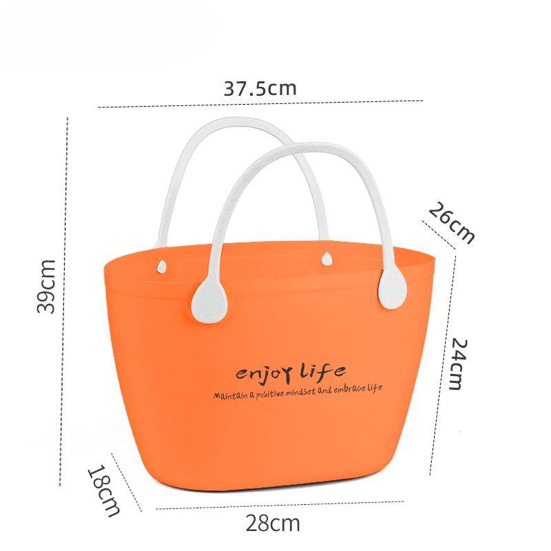 Multi-Size Picnic Basket Handheld Grocery Shopping Basket Household Storage Bin for Laundry Snack Vegetable Organizer