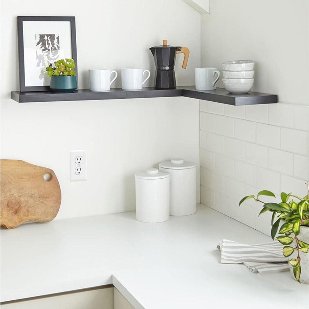 Invisible Brackets Floating Shelves Durable Display Stands Plant Rack Bedroom Decoration