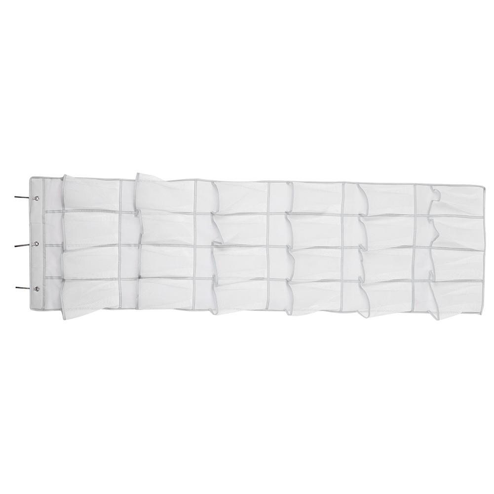 24 Pockets Non Woven Fabric Folding Hanging Door Closet Storage Bag Shoes Organizer