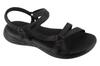 On the GO 600 - Brilliancy, schwarze Damensandalen