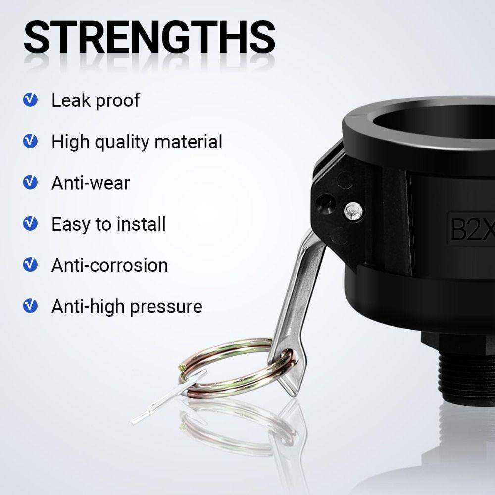 Camlock Coupling Tote Tank Adapter Male Thread Camlock Fittings IBC Tote Adapter  Water Tank