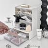 Kosmetik-Organizer im Schubladenstil: Bürsten-, Lippenstift-, Lidschatten-, Hautpflege-Aufbewahrungsregal