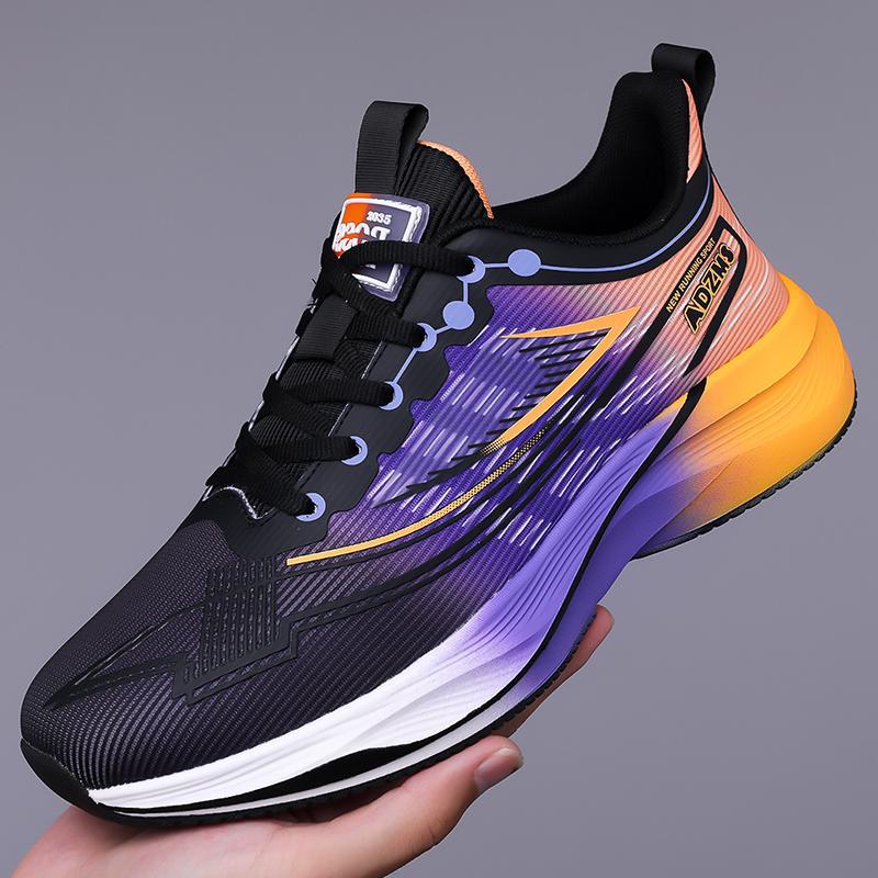 Herren- und Damen-gleiche Laufschuhe Sommer vielseitig weiche Sohle leichte Sportschuhe Mode Farbabstimmung Trend atmungsaktiv lässige Herrenschuhe