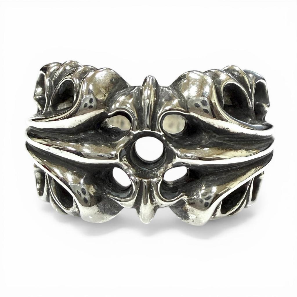 Excellent CHROME HEARTS Ring K&T Silver SV925 mens Used