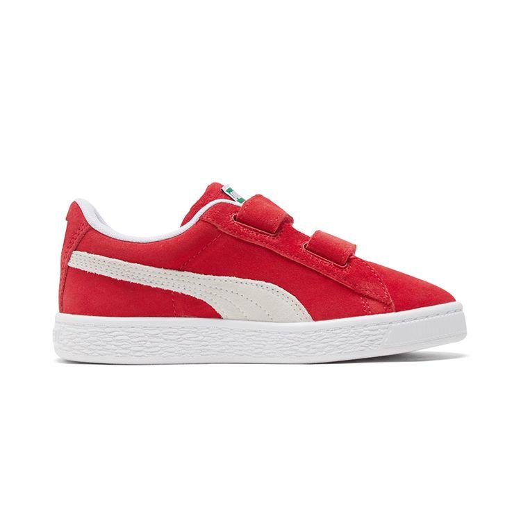 Puma Classic Xxi Casual Low-Top Kids Sneakers Kids Sneakers White Red 380563-02