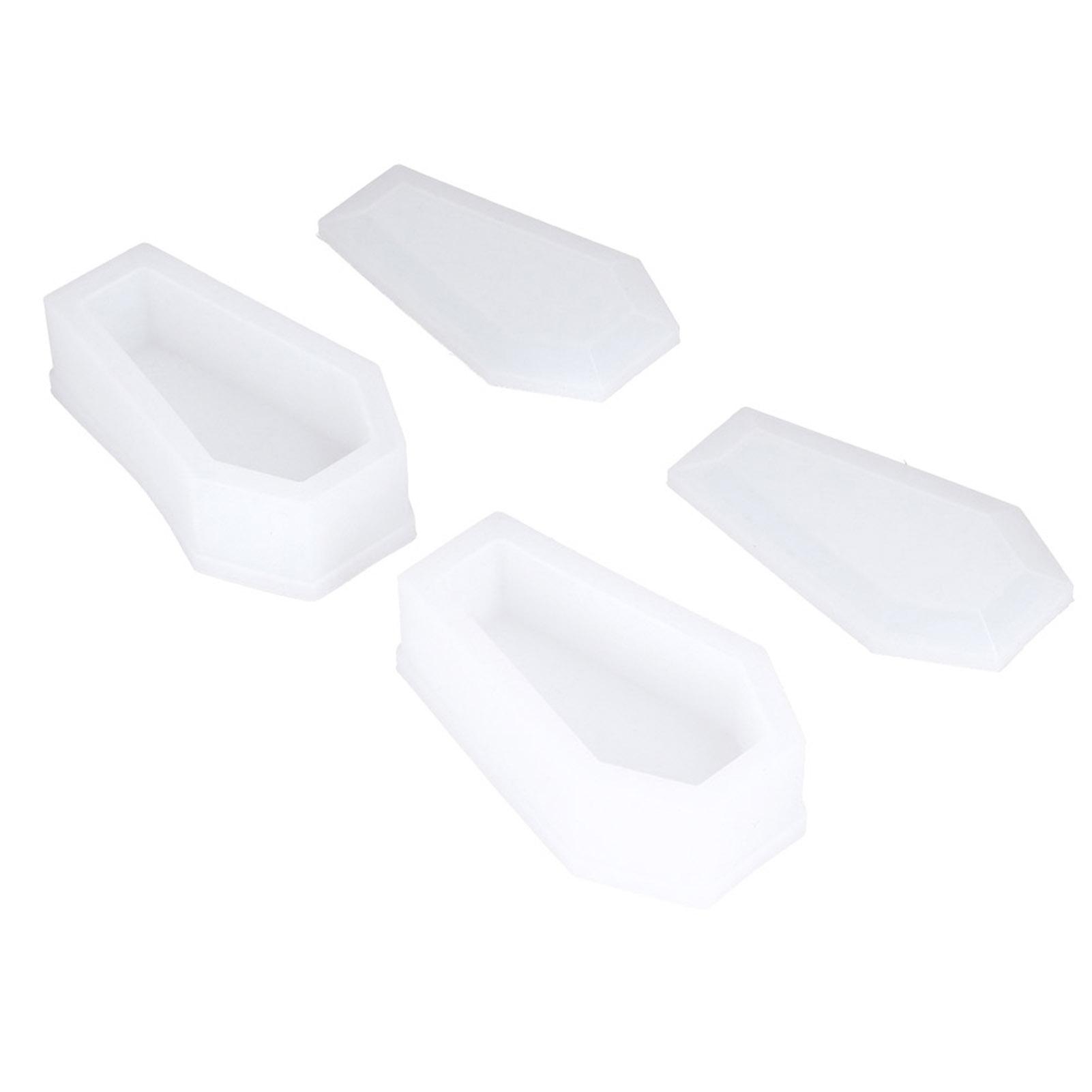 

Silicone Halloween Coffin Mold DIY Casting Tool Supplies for Jewelry Box Soap Candle