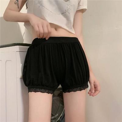 Anti-Stripping-Sicherheitshosen aus Eisseide für Frauen zum Tragen lockerer Kürbislaternenhosen mit Shorts und Sicherheitsröcken