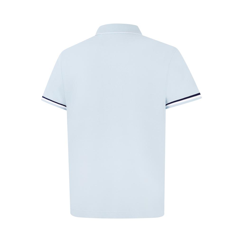 Li Ning Fashionable Sports Casual Short Sleeve Polo Shirt Breathable Men tops Folk-Blue APLW475-8