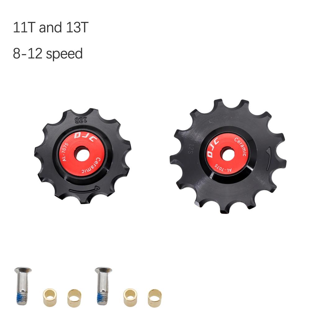 DJC 12 Speed Ceramic Bearing Pulley Wheel Guide Roller Jockey 11T 12T 13T 14T MTB Road Bike for Shimano for Sram 12s AXS T-TYPE