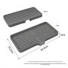 Silicone Draining Soap Holder With Stainless Steel Rack Perfect For Kitchen Sink Bathroom Countertop Daily Use