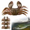 Realistic Crab Worm Fishing Bait for Black Sea Black and Octopus WinJapan 4 Bream, Bass, - (Crab A, Brown, Pieces)