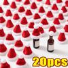 5/100pcs Mini Christmas Wine Bottle Hats Soft Velvet Santa Hats Non Woven Fabric Xmas Party Decor Table Wine Bottle Decoration