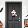 Halloween Pumpkin Wooden Craft Pendant Holiday Party Decoration Doorplate Ornaments