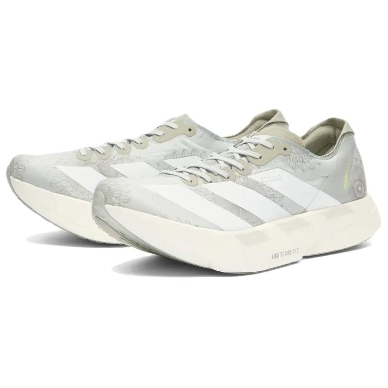 Adizero Adios Pro 4 Labrum x Adizero Adios Pro 4 Adidas 'Wonder Silver Seseame Yellow' KJ6244