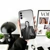R-Ri L-Loud Pouzdro na telefon Pro Samsung Galaxy A73,A72,A71,A70,A53,A52,A51,Měkký silikonový černý kryt