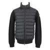 Moncler STRICKPULLOVER CARDIGAN mit Reißverschluss Daunenjacke Jacke S schwarz Gebraucht