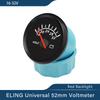 Waterproof 52mm Voltmeter Volt Gauge Meter 8-16V 16-32V 8-32V with Red Backlight for Motorcycle Car Yacht Boat Universal
