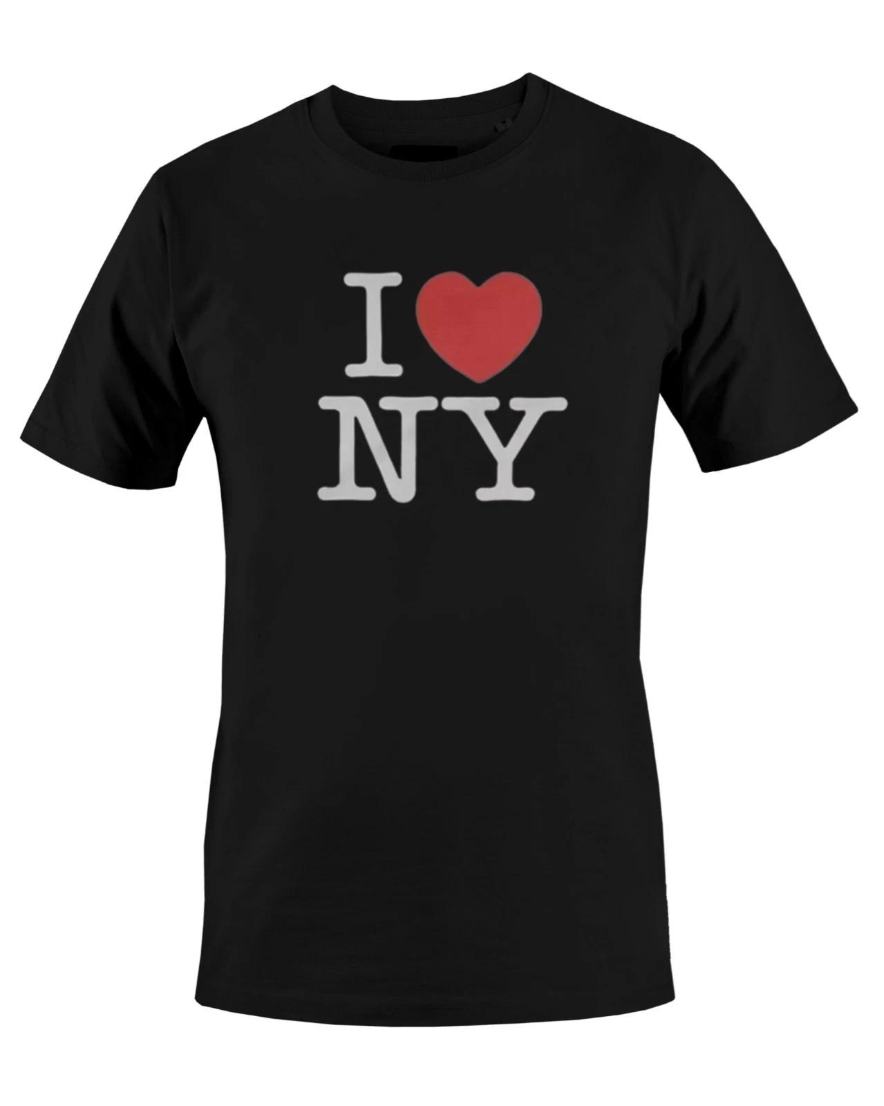 love New York T-shirt I love New York Letters Mens T-Shirt S M L XL 2 3 4 XL XS