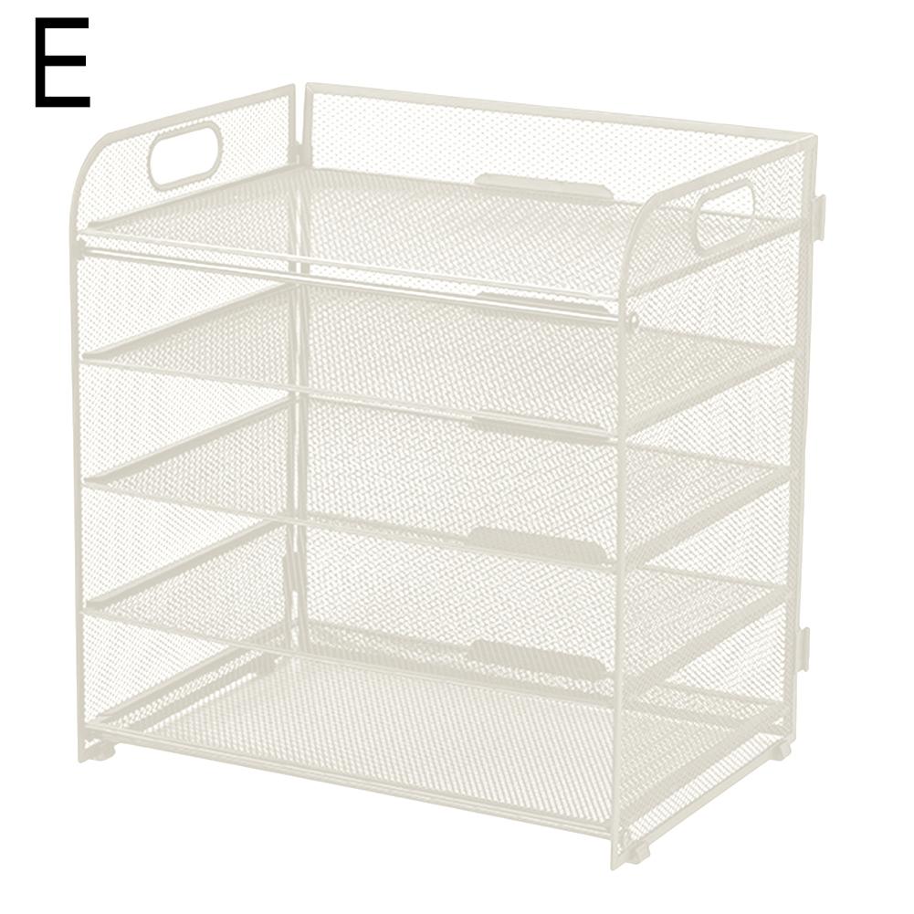 Efficiently Organize Your Documents with a Lightweight 5 Tier Metal Mesh Desk File Organizer Designed for Everyday Use