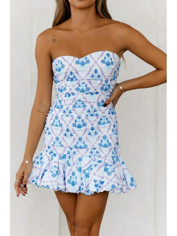 European & American Summer Casual Sweet Printed Pleated Shorts - Elegant Women's Fashion