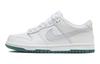 Dunk Low Weiß Grau Türkis GS FD9911-101