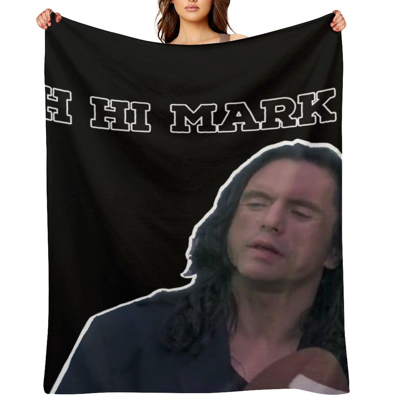 Oh hi Mark Wiseau Throw Blanket Personalized Gift For Baby Luxury Throw Baby Blankets 30x40in