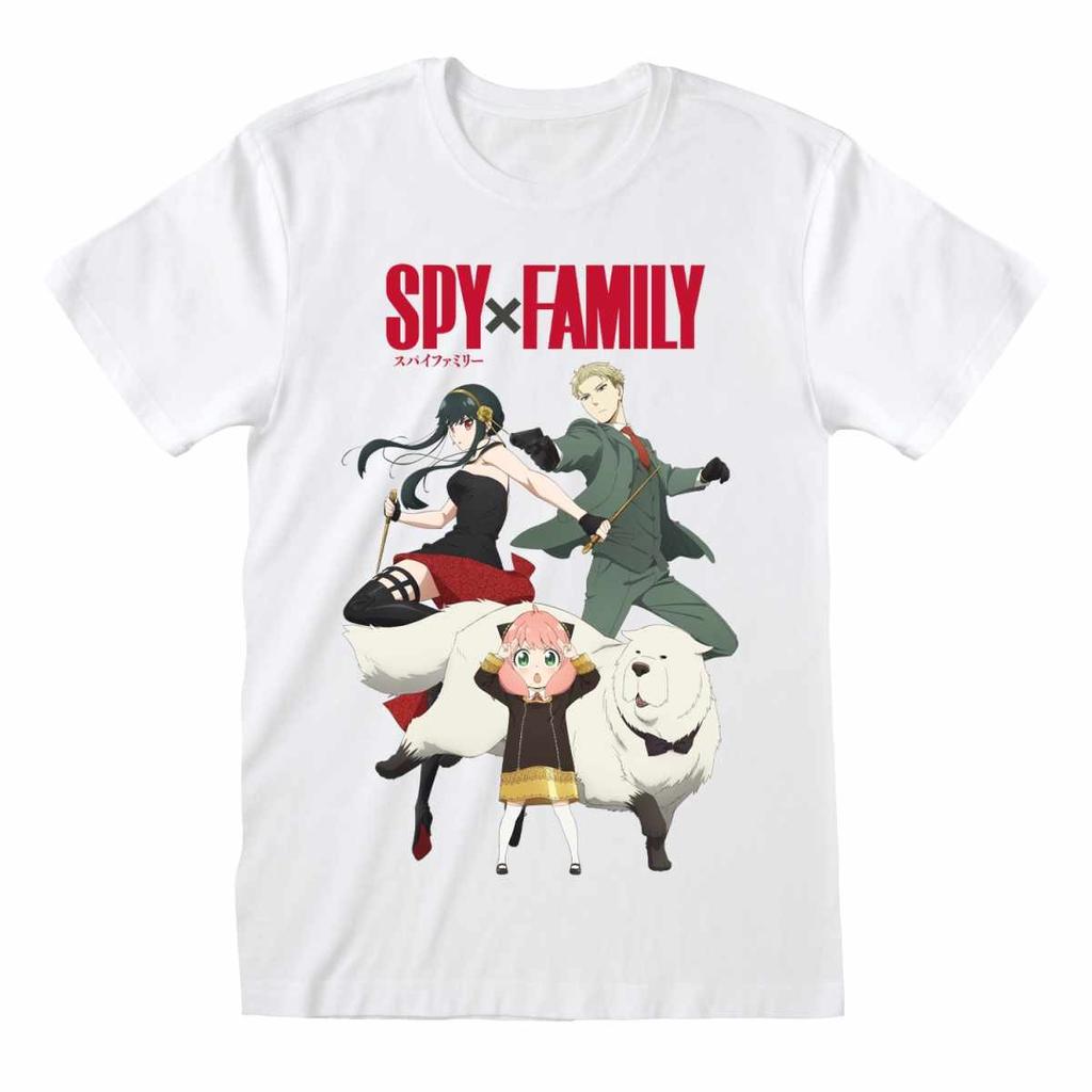 Spy x Family Unisex Adult Family Anime T-skjorte