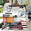 Pop Singer E-Eminem Blanket,Flannel Throw Blanket for Home Bedroom Bed Sofa Picnic Office Hiking Leisure Nap Birthday Gift