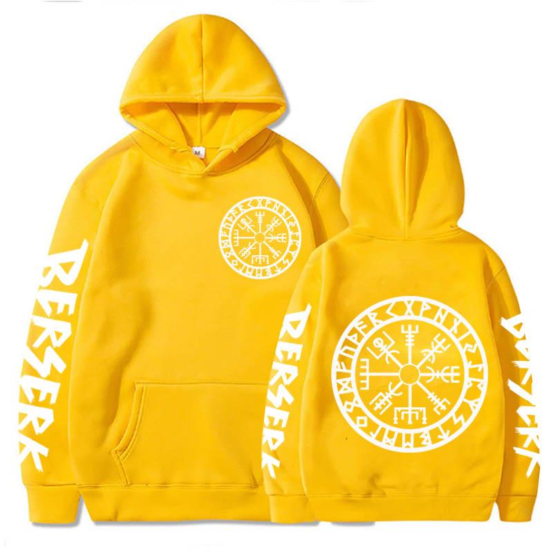 

Толстовки с логотипом Berserk, осень-зима для мужчин и женщин, новый Harajuku с рисунком аниме, с рукавами-петлями, осенние повседневные теплые флисовые кофты 4XL жёлтый