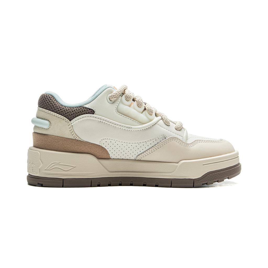 Li Ning 001 BTC Slip Resistant, Abrasion Resistant, Lightweight, Height Increasing Low top Skateboard Shoes Women's AGCV384-2